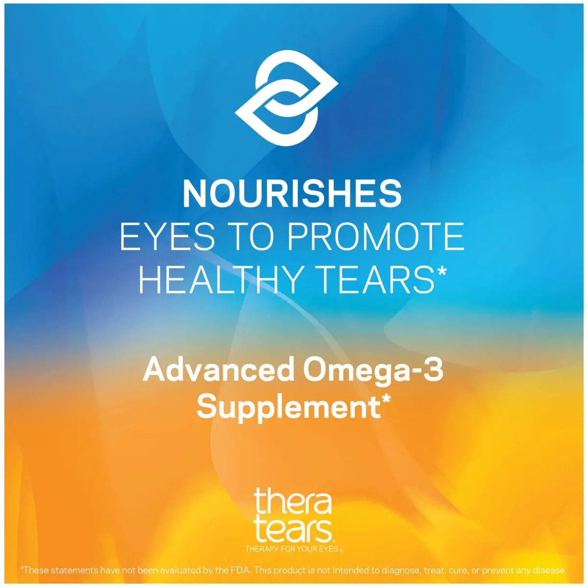 TheraTears Omega-3 Supplement 180 Count & Dry Eye Drops 1 Fl Oz | Eye Nutrition & Relief - view 3