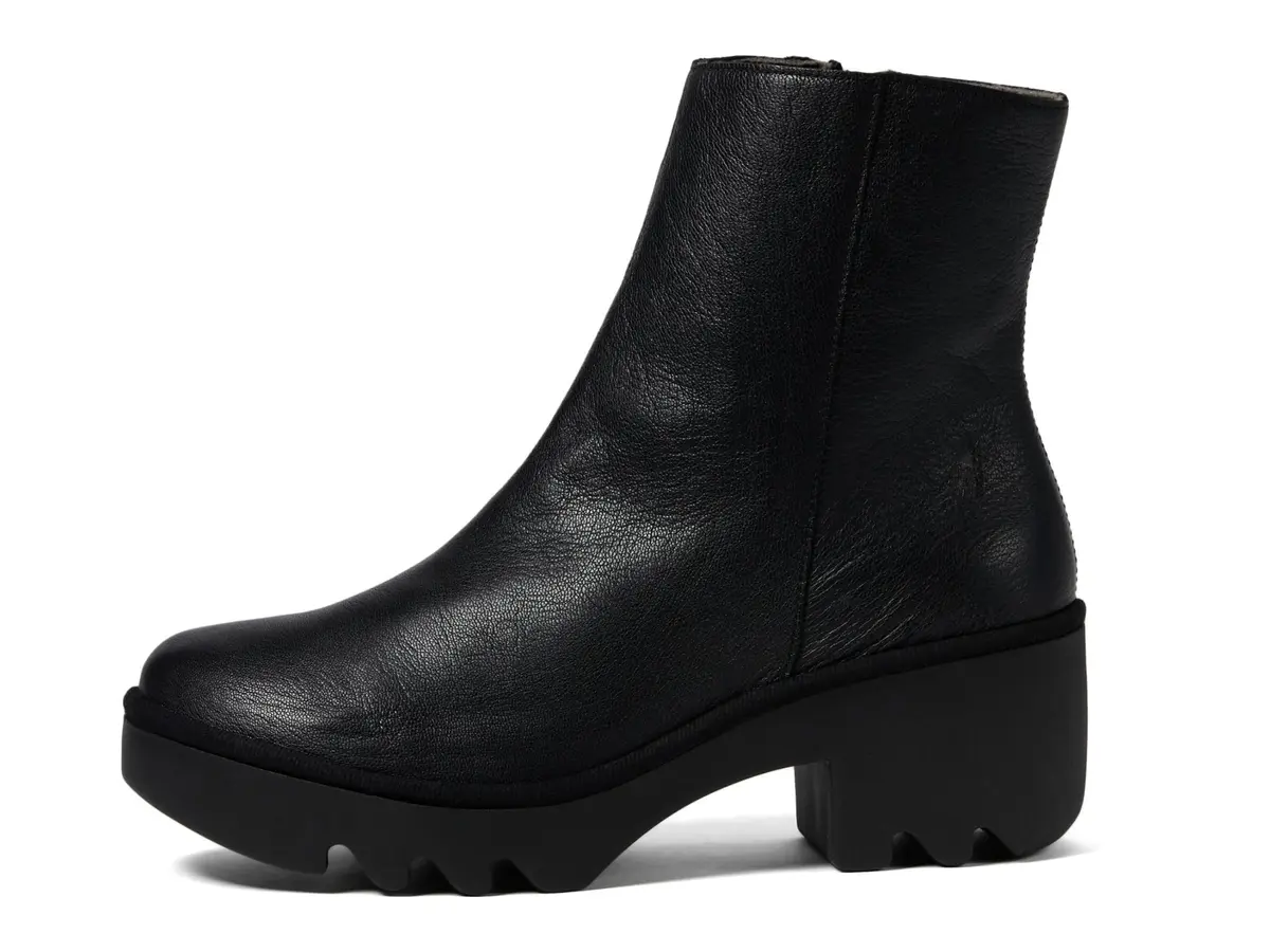 FLY London Womens TOOR513FLY Black 8-8.5 Medium | Cushioned Leather Boot with Zipper - view 5