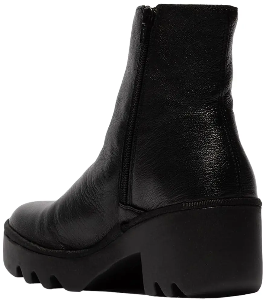 FLY London Womens TOOR513FLY Black 10 Medium | Cushioned Heel-Toe Ankle Boot with Zipper - view 2