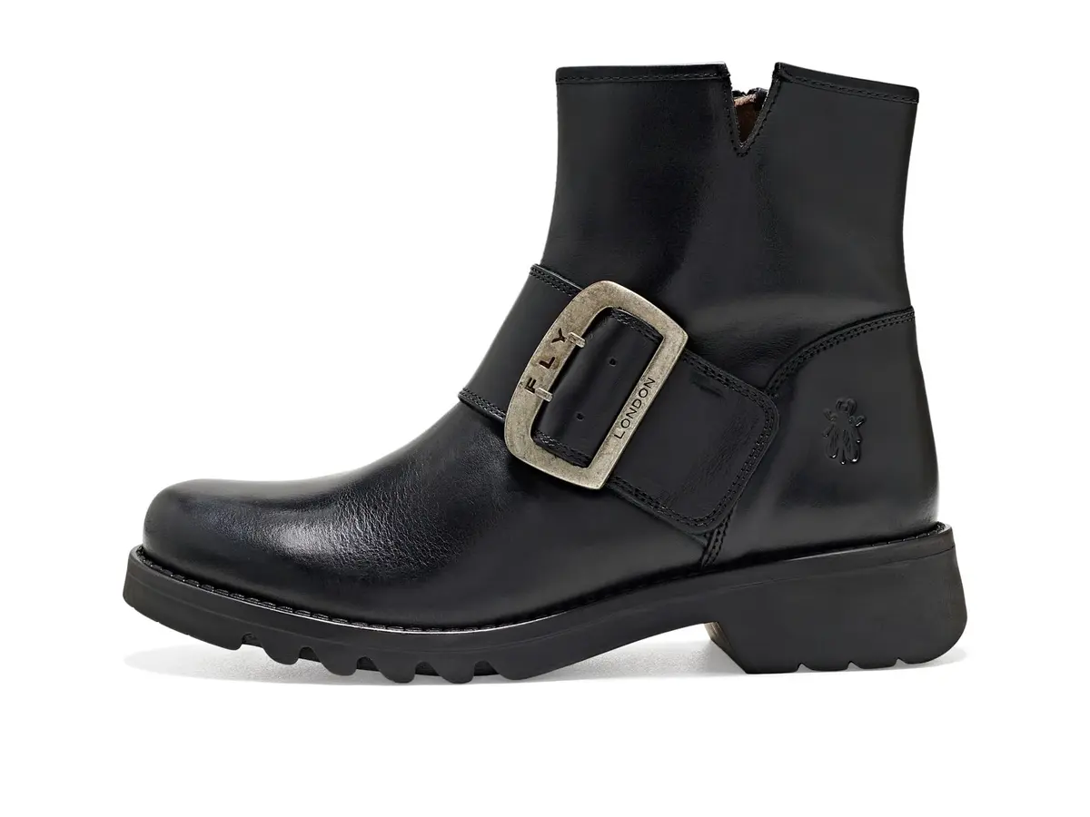 FLY London Womens RILY991FLY Black 9-9.5 | Modern Ankle Boot with Waterproof Leather - view 4