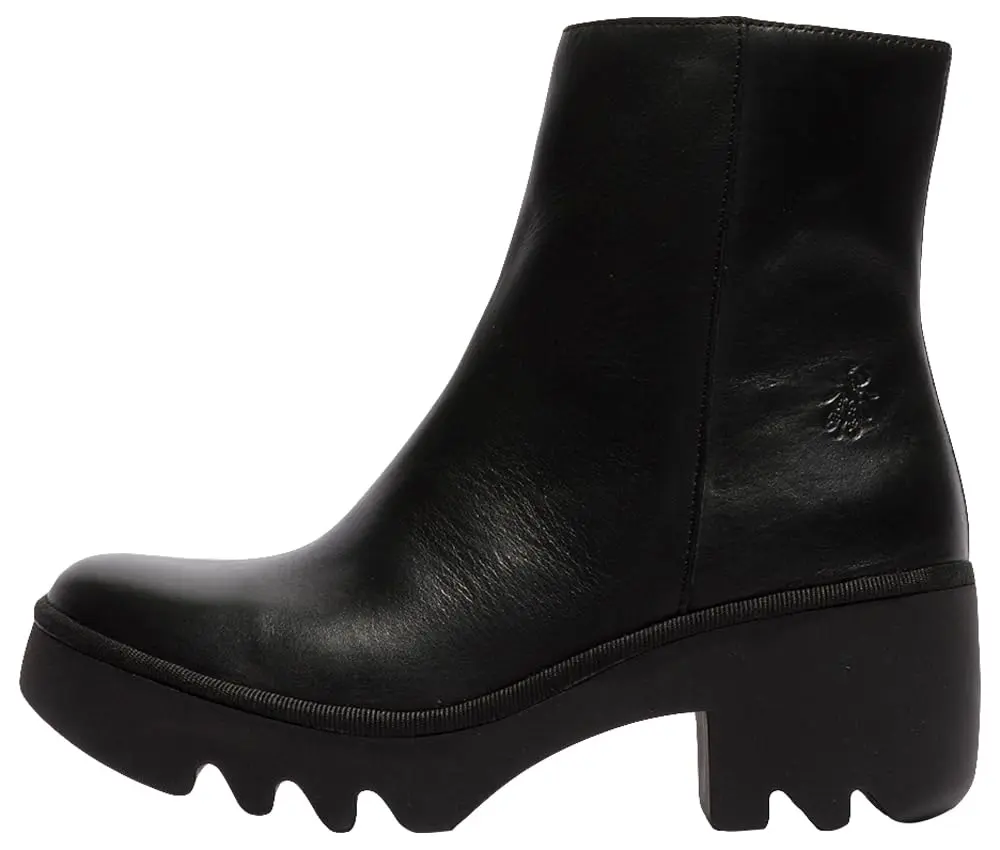 Fly London Toor513fly Leather Boot, Black, Size 8 | Casual Winter Footwear - main product image