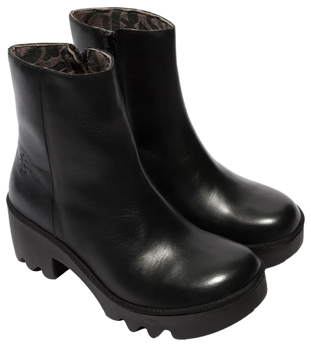 Fly London Toor513fly Leather Boot, Black, Size 8 | Casual Winter Footwear - view 4
