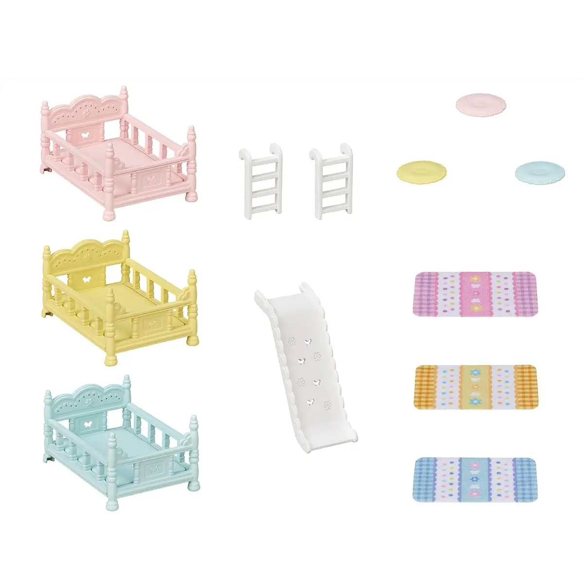 Calico Critters Triple Bunk Beds Set - Dollhouse Furniture & Accessories | Imaginative Play for Kids 3+ - view 4