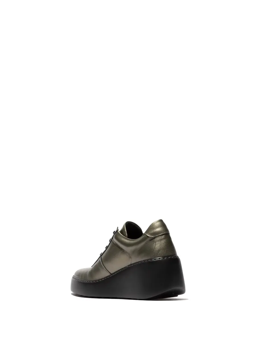 FLY London Women's Dipo638FLY-004 Graphite 10 | 2.5 Inch Wedge Heel for Casual Comfort - view 3