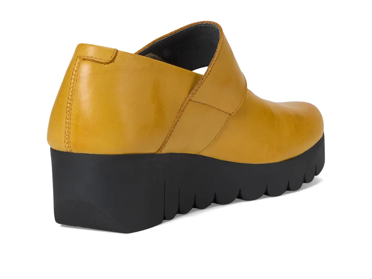 Fly London Vari188fly Mary Jane Flat Mustard 8/8.5 | Comfort & Style with Leather Uppers - view 6
