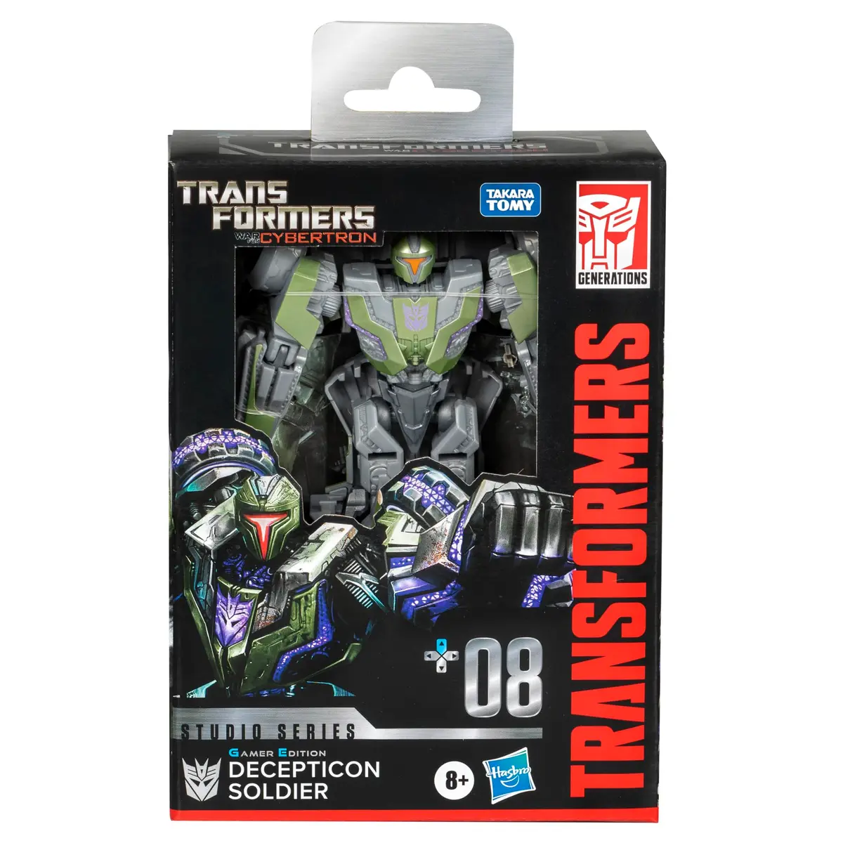 Transformers Studio Series Deluxe War for Cybertron 08 Gamer Edition Decepticon Soldier 11.5 cm (4.5-inch) Action Figure | Video Game Inspired Collectible - view 4