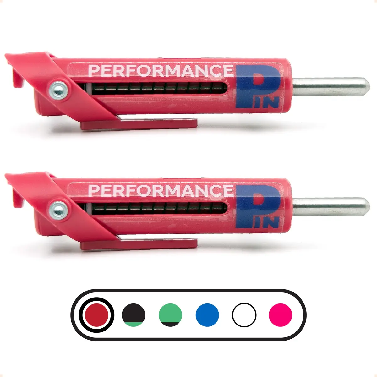 PERFORMANCE PIN Drop Set Pins for Gym 5/16" Diameter | Made in USA | Red - main product image