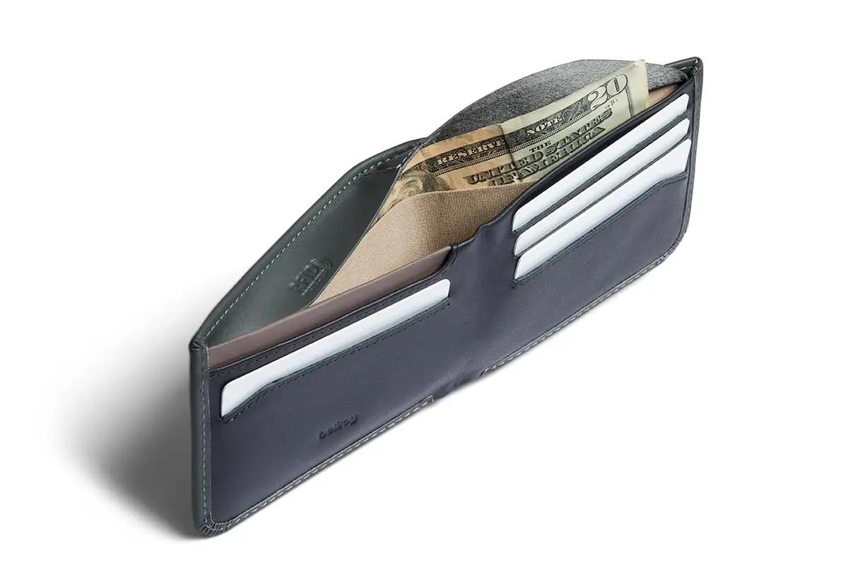 Bellroy Hide & Seek Slim Leather Bifold Wallet RFID Everglade | Classic Design, Slim Profile, Eco-Tanned Leather - view 5