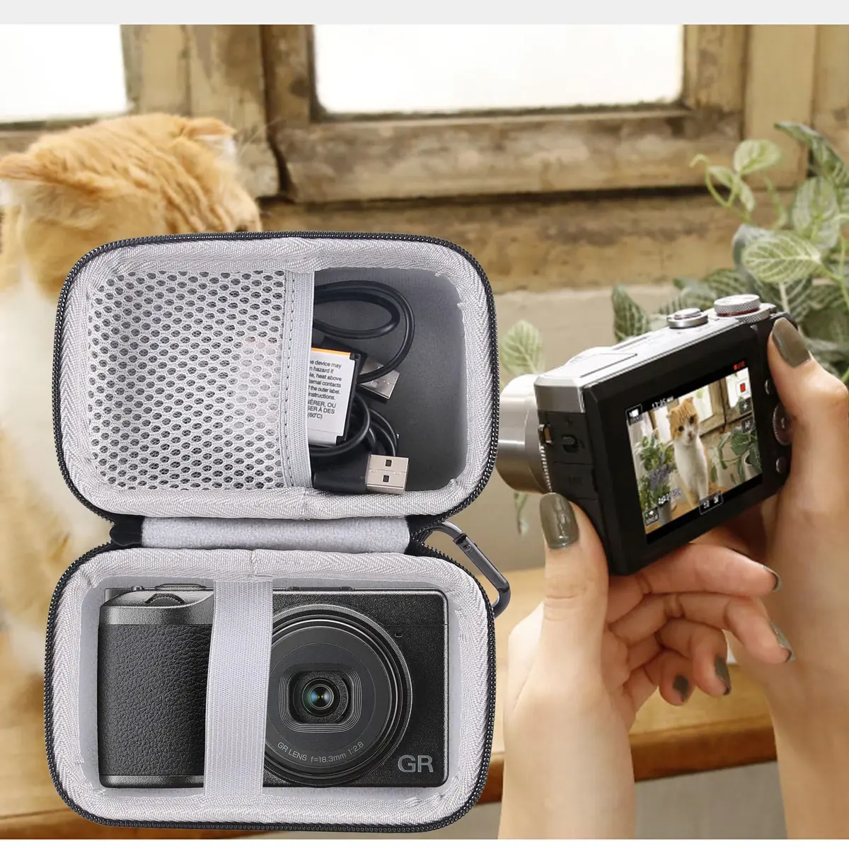 WERJIA Hard EVA Travel Case for Ricoh GR III/IIIx/II Camera | Compact, Lightweight & Durable - view 7