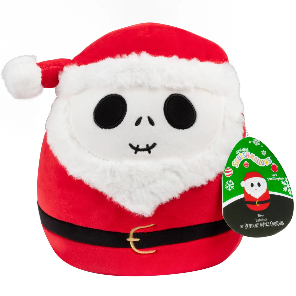 Squishmallows 8-Inch Jack Skellington Plush | Halloween Nightmare Before Christmas Toy for Kids - main product image