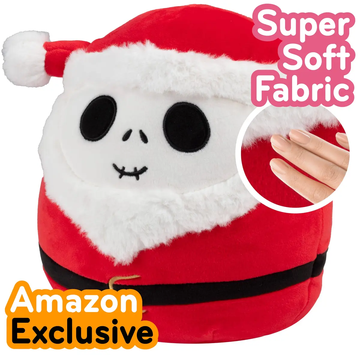 Squishmallows 8-Inch Jack Skellington Plush | Halloween Nightmare Before Christmas Toy for Kids - view 2