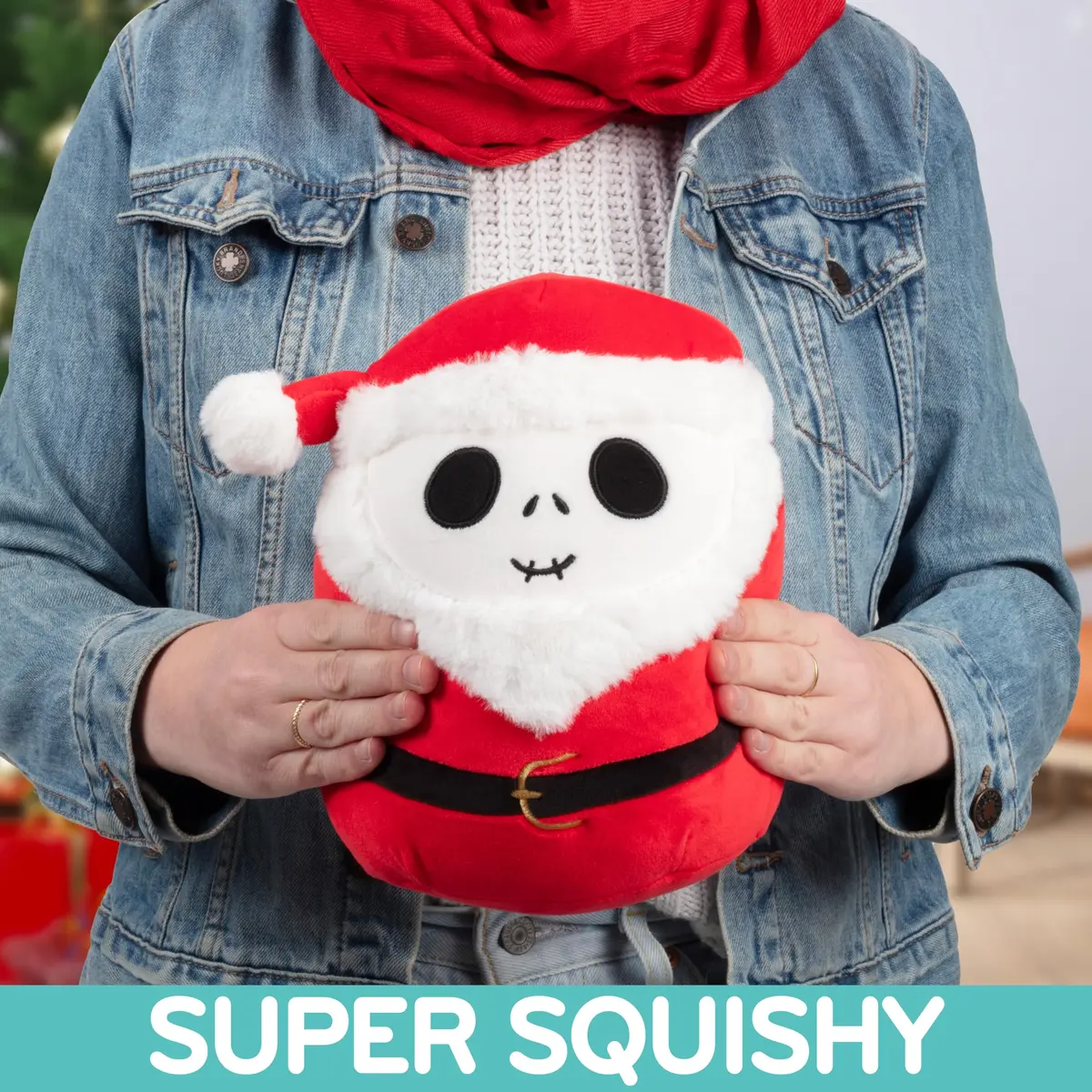 Squishmallows 8-Inch Jack Skellington Plush | Halloween Nightmare Before Christmas Toy for Kids - view 3