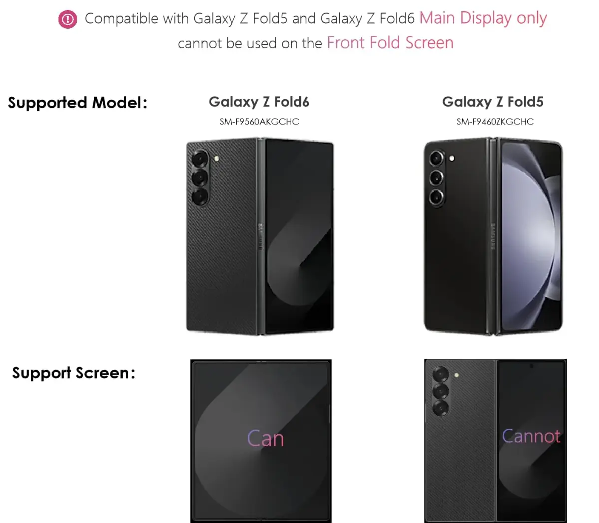 SLQ Slim S Pen Fold Edition for Galaxy Z Fold 6/5 1.5mm Pen Tip with 3 Tips (Black) - view 3