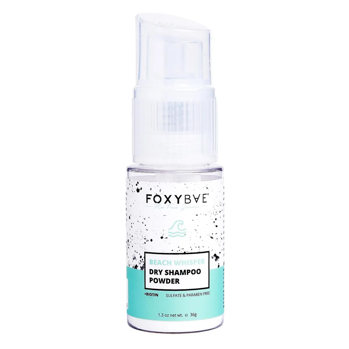 FoxyBae Dry Shampoo Powder – Non-Aerosol Formula with Biotin, Tapioca & Arrowroot – Absorbs Oil & Adds Volume – Beach Whisper – 1.3 oz - main product image