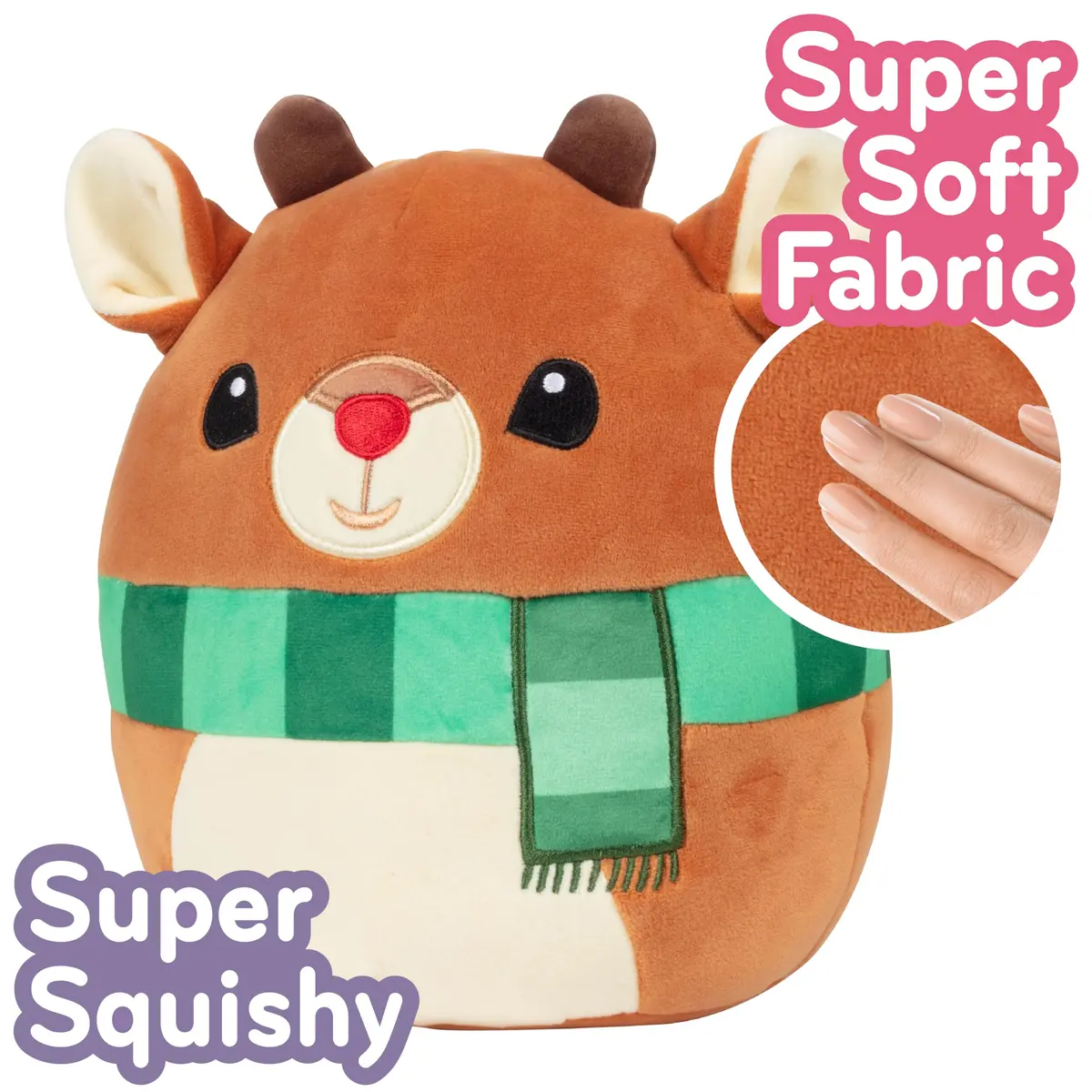 Squishmallows 8-Inch Clarice & Rudolph Plush Set | Soft, Collectible Holiday Toy for Kids - view 2