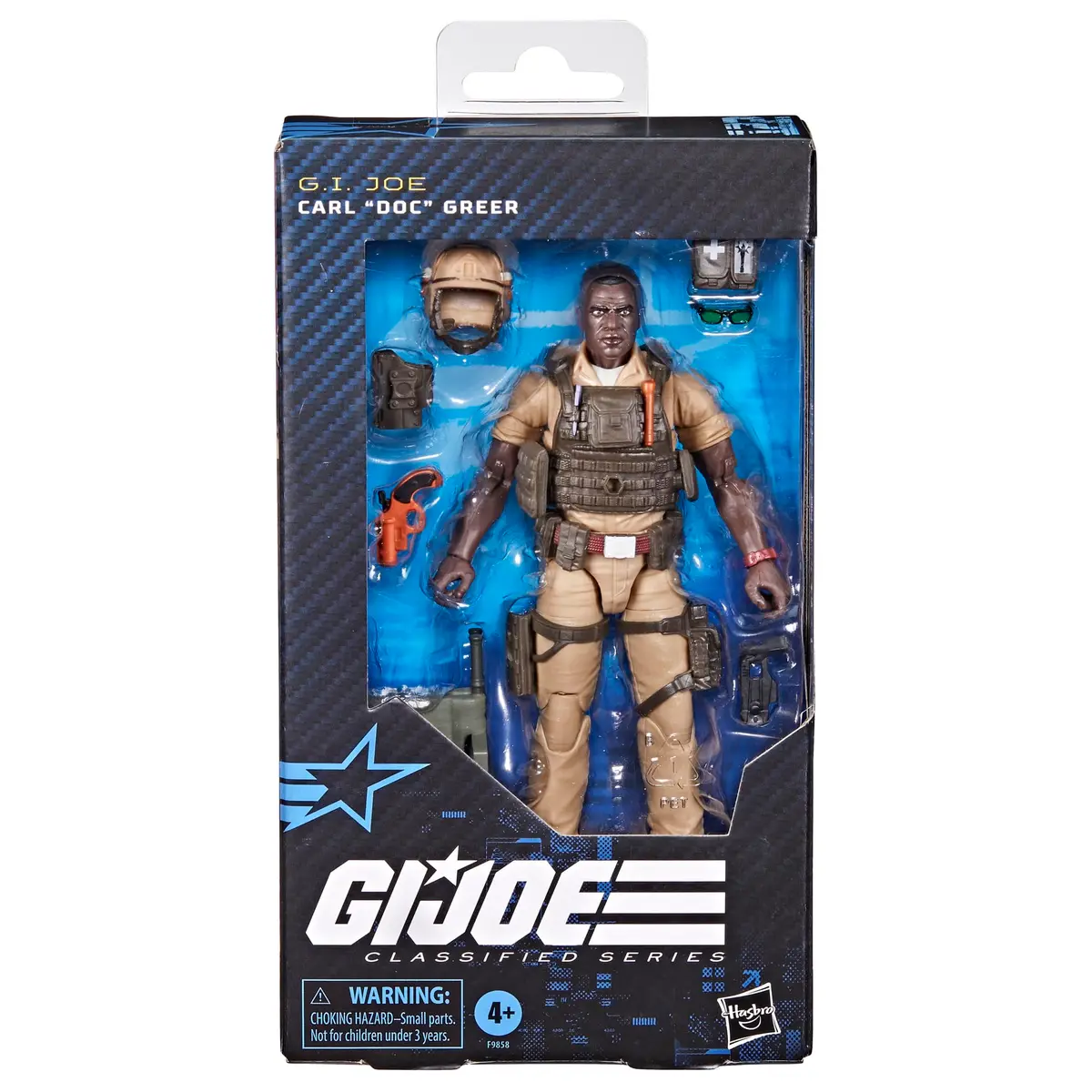 G.I. Joe Classified Series #122 Carl Doc Greer Action Figure 6-inch | Collectible with Accessories - view 2