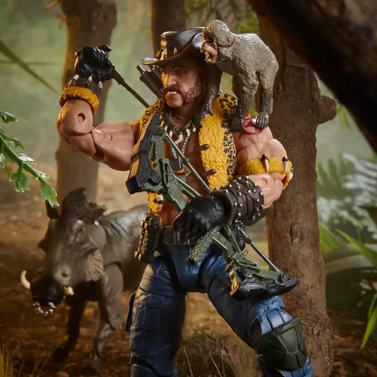 G.I. Joe Classified Series Dreadnok Gnawgahyde with Pets Porkbelly & Yobbo 6-Inch Action Figure | 16 Accessories - view 5
