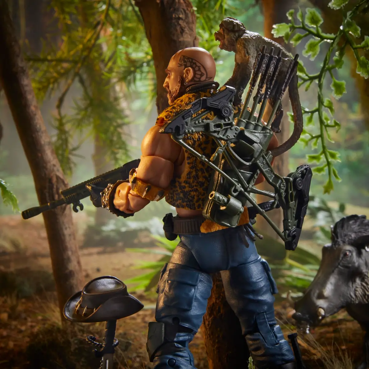 G.I. Joe Classified Series Dreadnok Gnawgahyde with Pets Porkbelly & Yobbo 6-Inch Action Figure | 16 Accessories - view 6