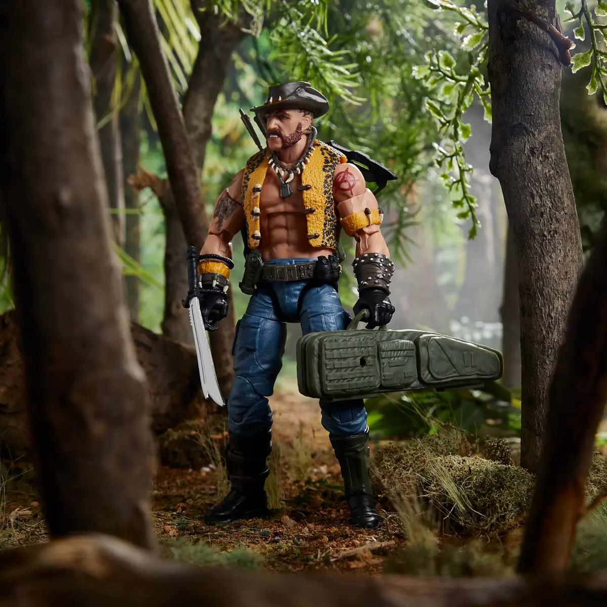 G.I. Joe Classified Series Dreadnok Gnawgahyde with Pets Porkbelly & Yobbo 6-Inch Action Figure | 16 Accessories - view 8