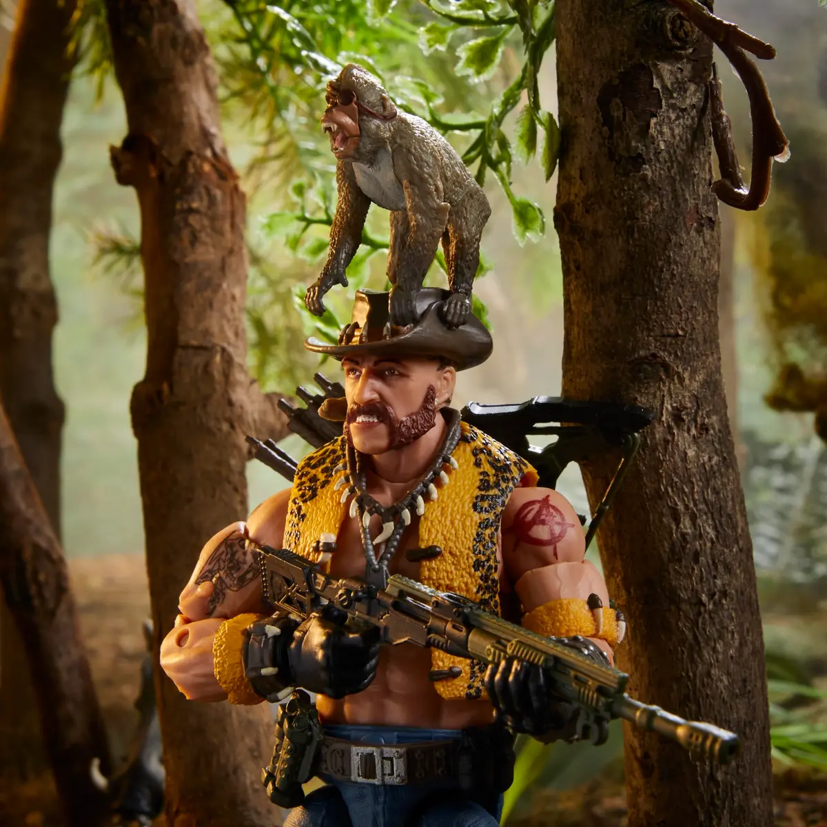 G.I. Joe Classified Series Dreadnok Gnawgahyde with Pets Porkbelly & Yobbo 6-Inch Action Figure | 16 Accessories - view 9