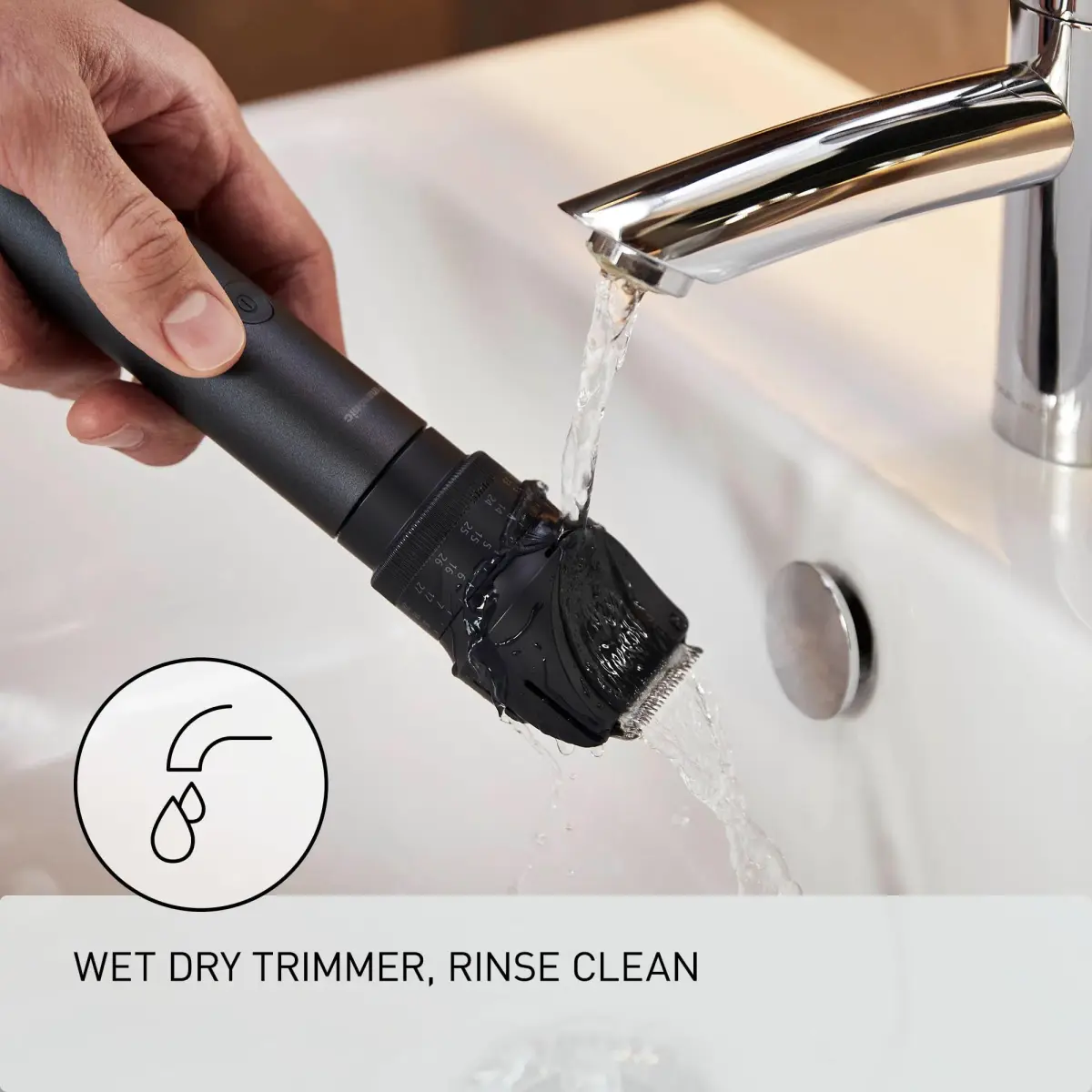 Panasonic MultiShape Beard & Hair Trimmer ER-ACKN1-HB | 39 Cutting Lengths, 0.5mm Precision, Wet/Dry Use - view 4