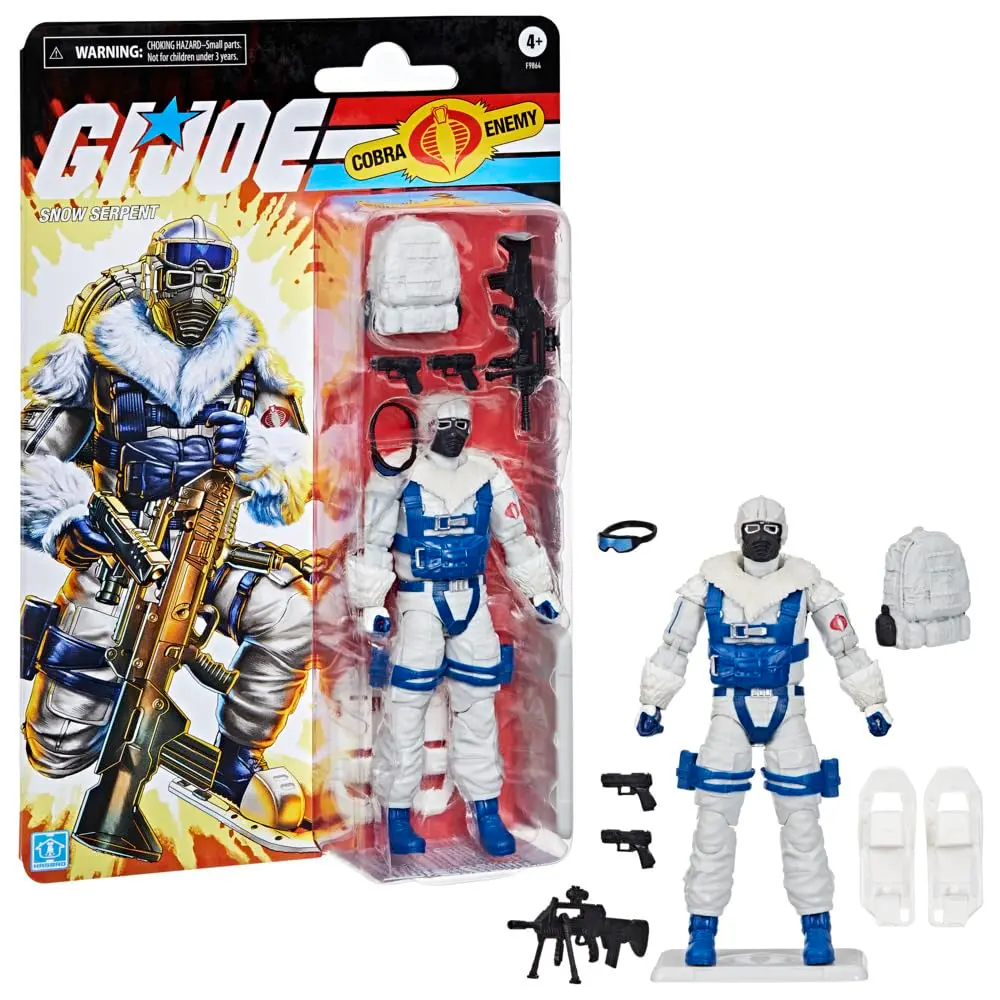 G.I. Joe Classified Series Retro Cardback Snow Serpent 6-inch Action Figure with Accessories | Collectible Toy for Fans - main product image