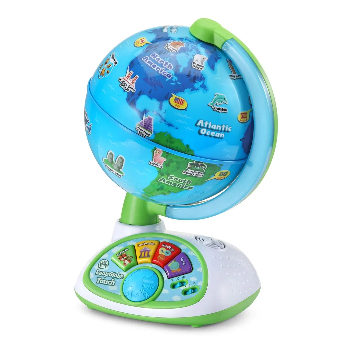LeapFrog LeapGlobe Interactive Electronic Globe for Kids | 19.3cm x 20.8cm x 31cm (7.6" x 8.3" x 12.2") - main product image