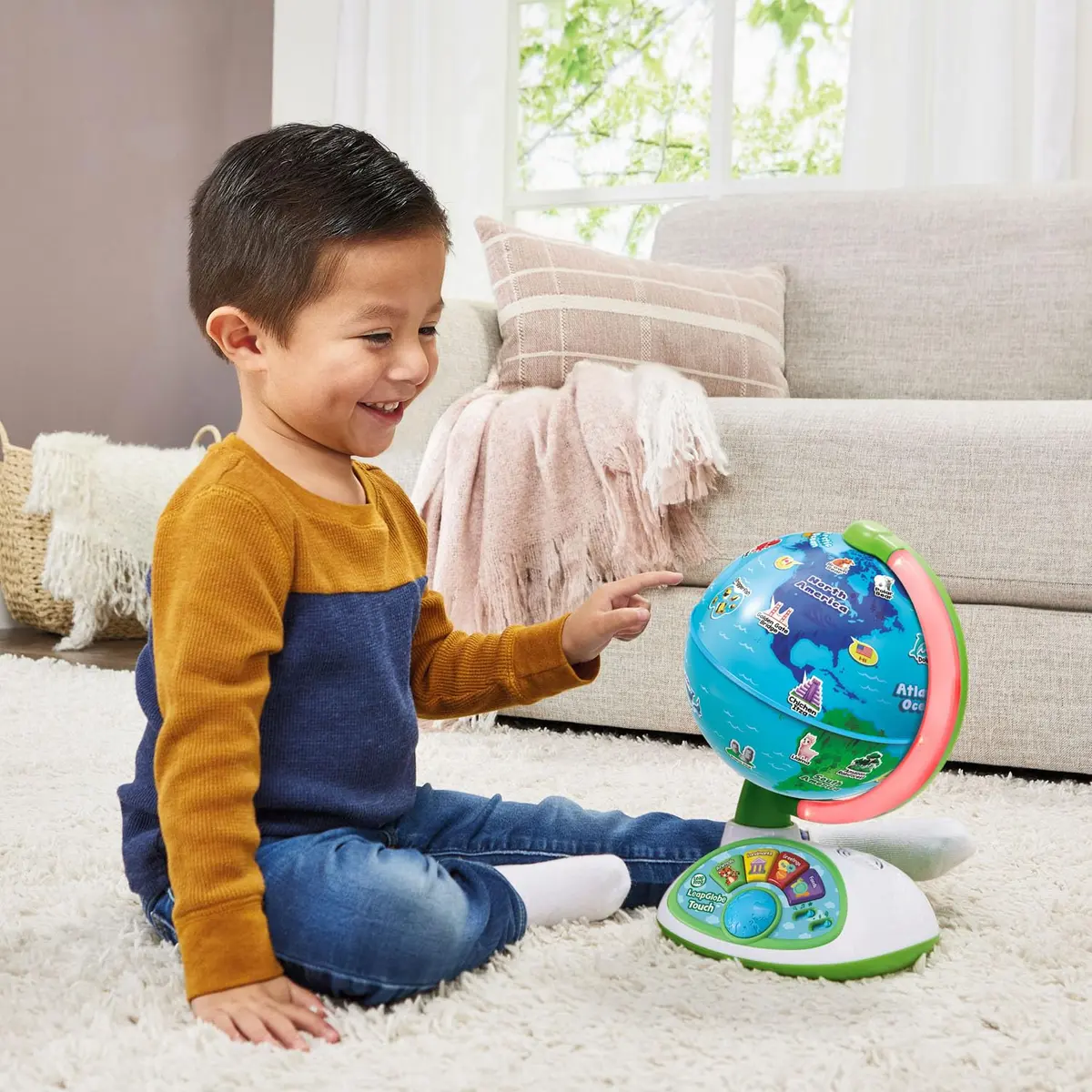 LeapFrog LeapGlobe Interactive Electronic Globe for Kids | 19.3cm x 20.8cm x 31cm (7.6" x 8.3" x 12.2") - view 5