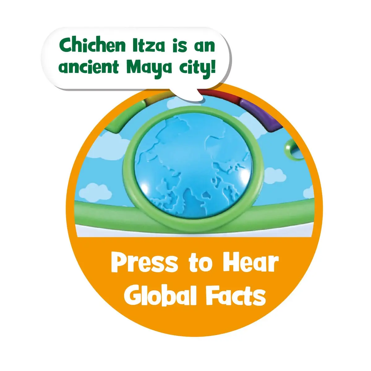 LeapFrog LeapGlobe Interactive Electronic Globe for Kids | 19.3cm x 20.8cm x 31cm (7.6" x 8.3" x 12.2") - view 8
