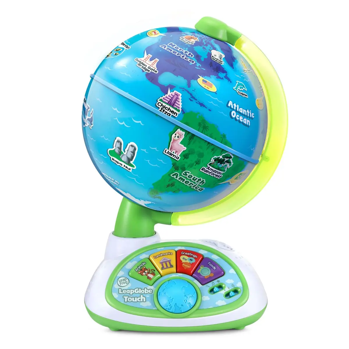 LeapFrog LeapGlobe Interactive Electronic Globe for Kids | 19.3cm x 20.8cm x 31cm (7.6" x 8.3" x 12.2") - view 9