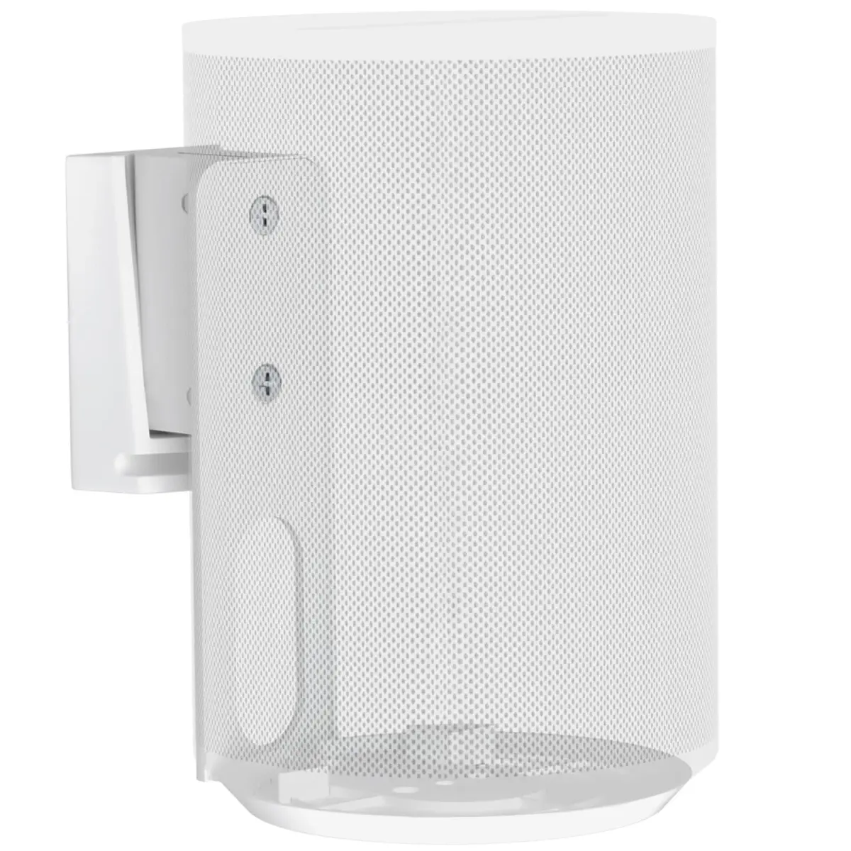 PUTORSEN Speaker Wall Mount for Sonos Era 100, Tilt & Swivel, 1 Pack, White | Mounts to Wood, Solid or Brick Walls - main product image