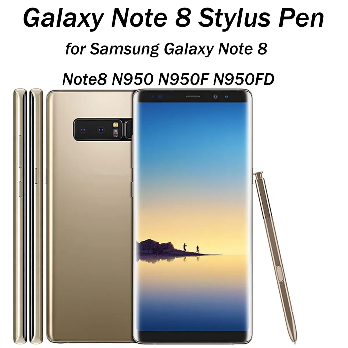 Peixiong Gold Stylus Pen for Samsung Galaxy Note 8 | Replacement S Pen Without Bluetooth - view 5
