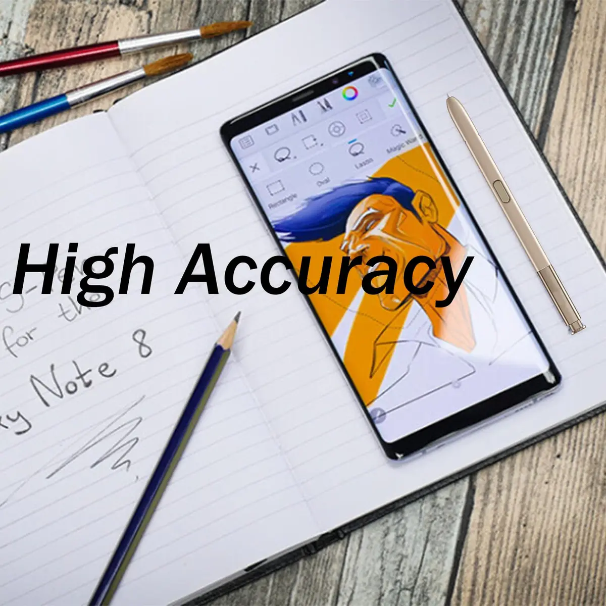 Peixiong Gold Stylus Pen for Samsung Galaxy Note 8 | Replacement S Pen Without Bluetooth - view 4