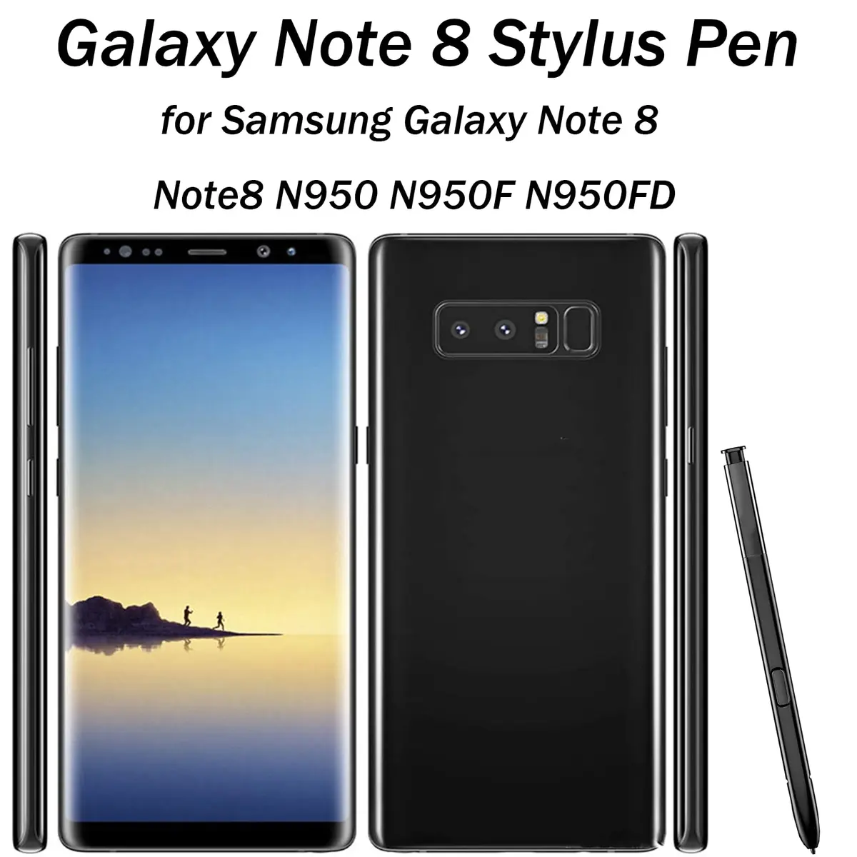 Peixiong Stylus Pen for Samsung Galaxy Note 8, Black | Replacement S Pen for Note 8 N950 - view 5