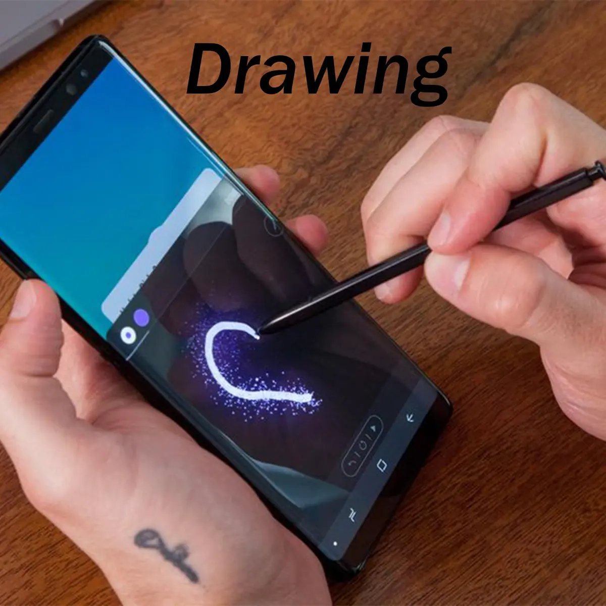 Peixiong Stylus Pen for Samsung Galaxy Note 8, Black | Replacement S Pen for Note 8 N950 - view 3