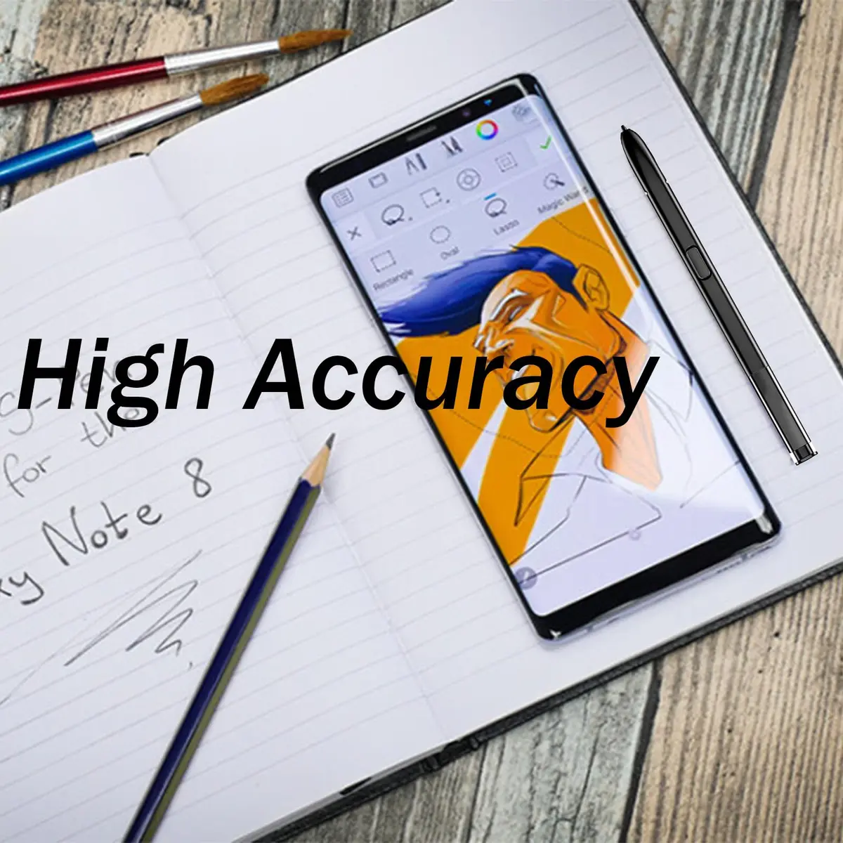Peixiong Stylus Pen for Samsung Galaxy Note 8, Black | Replacement S Pen for Note 8 N950 - view 4