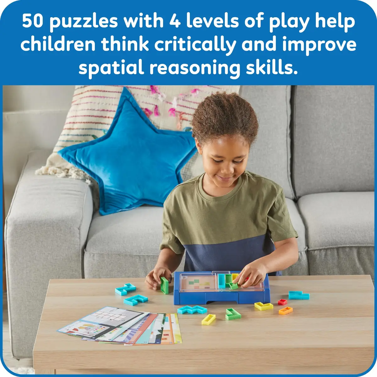 Numberblocks Puzzle Solver Logic Puzzle for Kids Ages 3+ | Math & Critical Thinking Toy - view 5