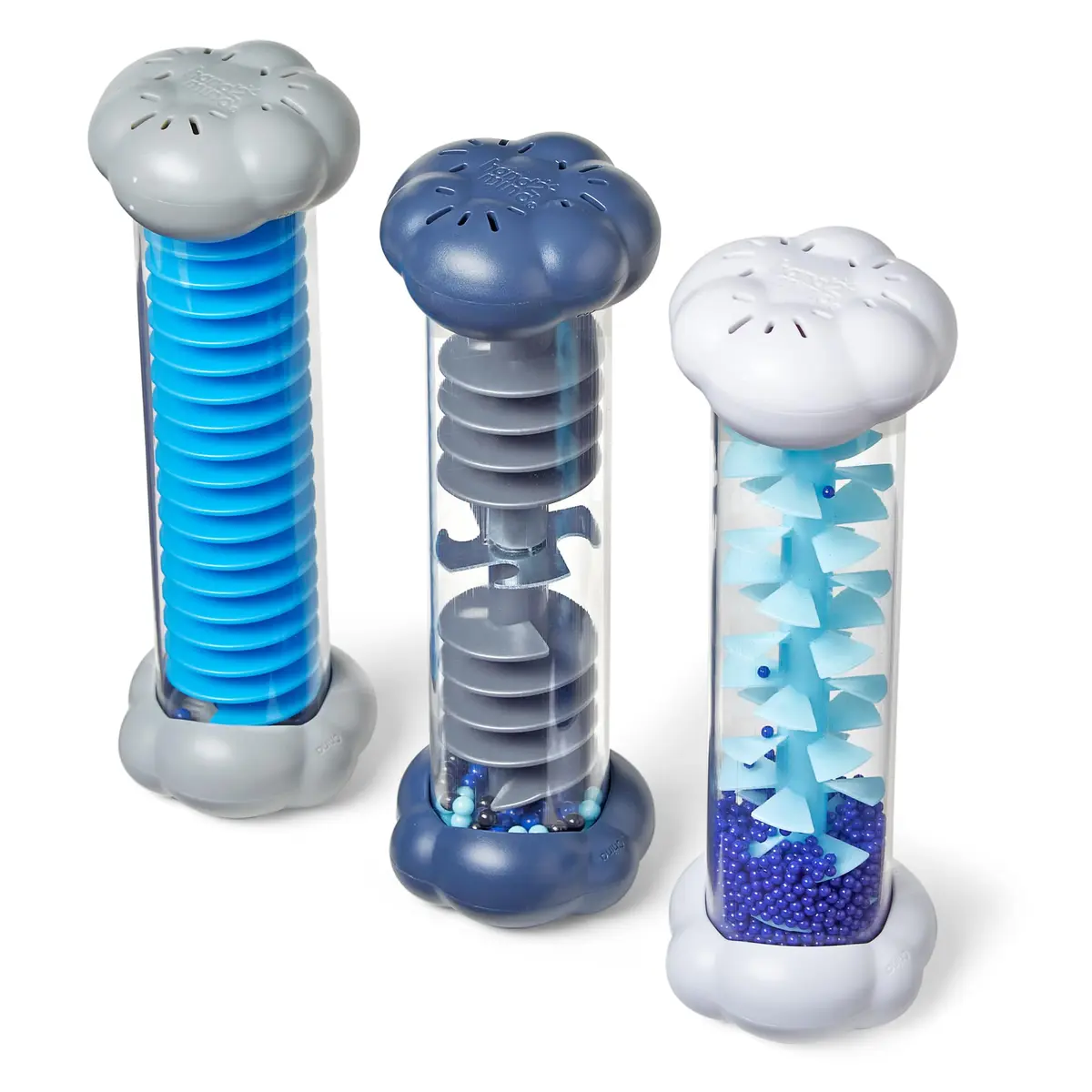 Learning Resources Calming Sounds Sensory Tubes Rain Sound Fidget Tubes Ages 3+ | Soothing Rain & Storm Sounds for Mindfulness - view 7