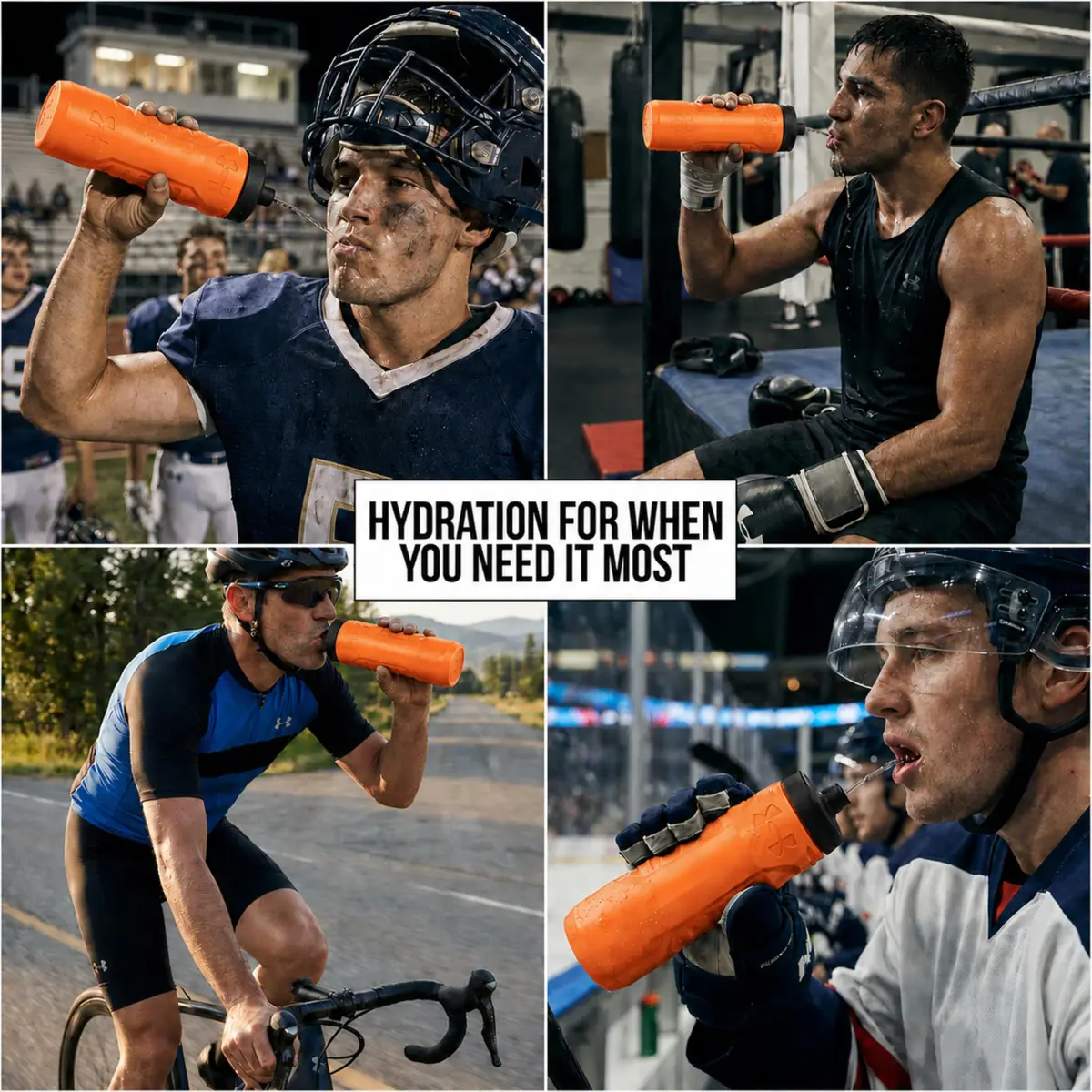 Under Armour Sideline Squeeze Water Bottle 946ml (32 oz) | Quick-Shot Lid for Easy Hydration - view 7
