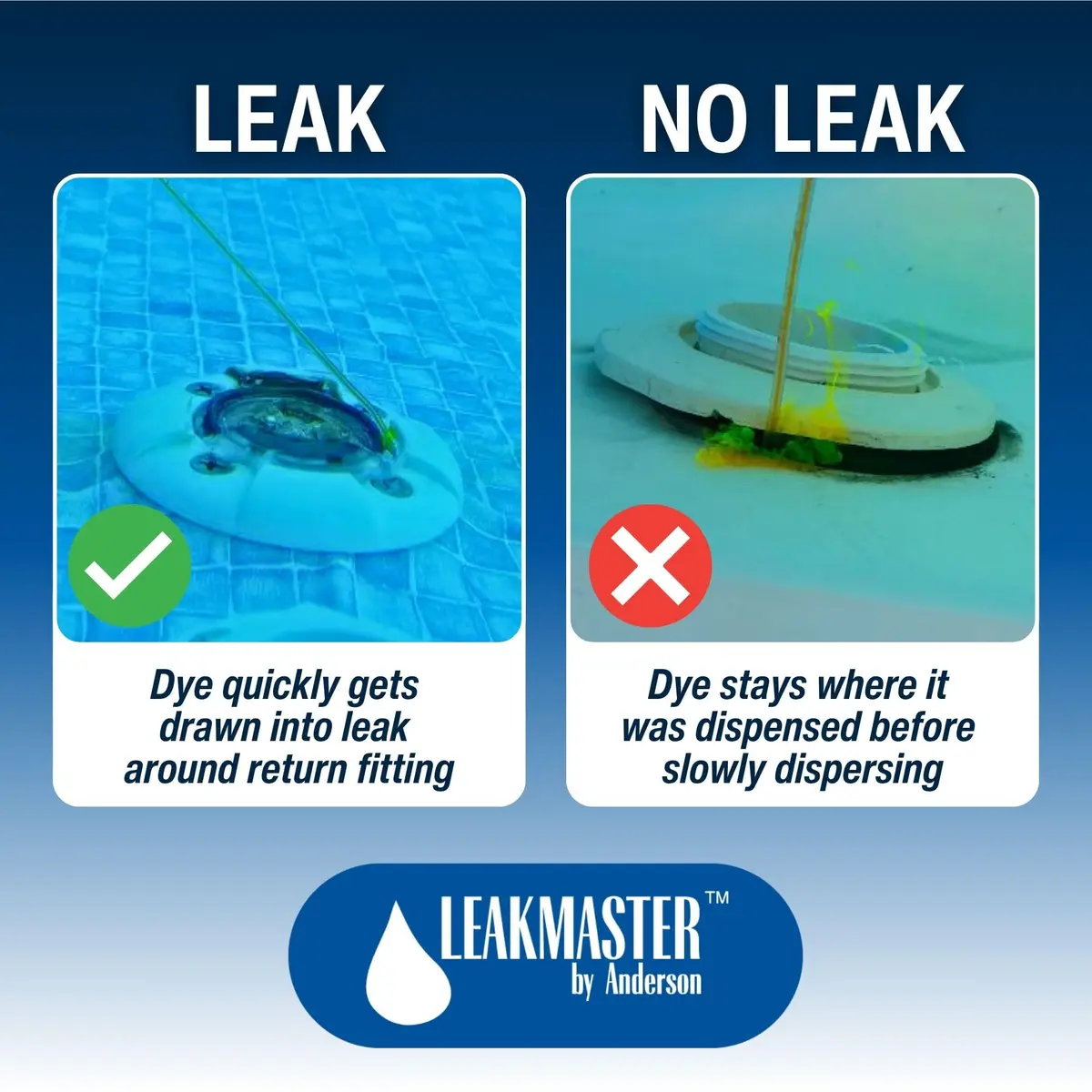 Leakmaster Yellow Dye Pool Leak Detection Kit 2 Pack | Pinpoint Leaks with Precision - view 4