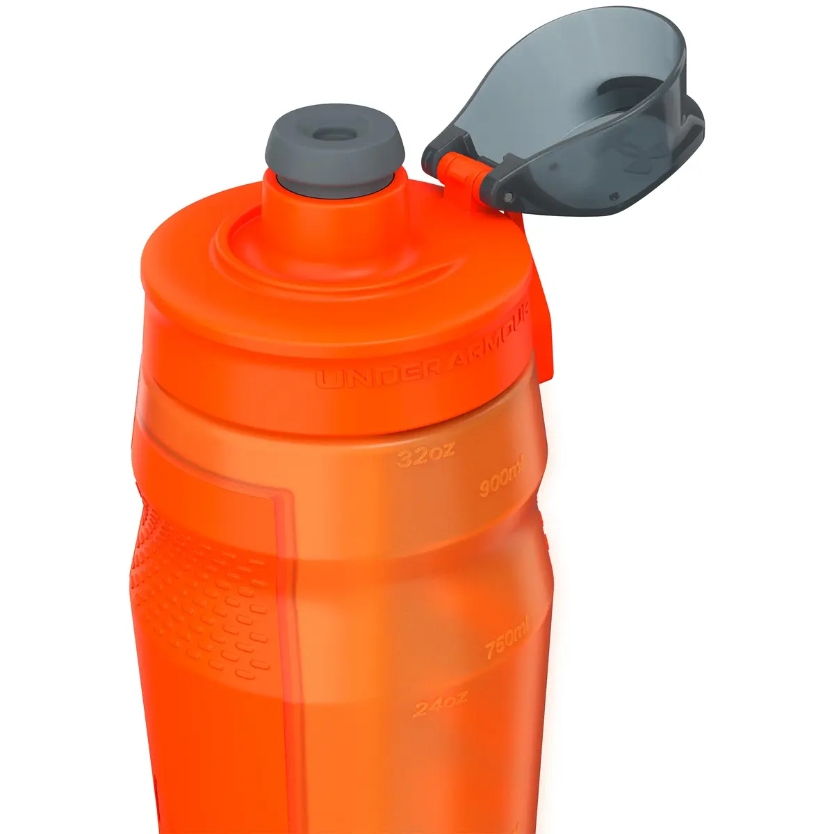 Under Armour 32oz Playmaker Squeeze Water Bottle | Leak-Proof, One-Hand Operation, Blaze Orange - view 5
