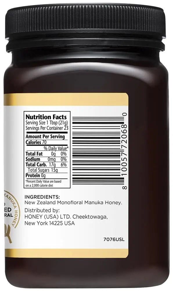 Manuka Doctor Raw Manuka Honey MGO 525+ | Traceable, 17.6 oz | Supports Immunity & Energy - view 8