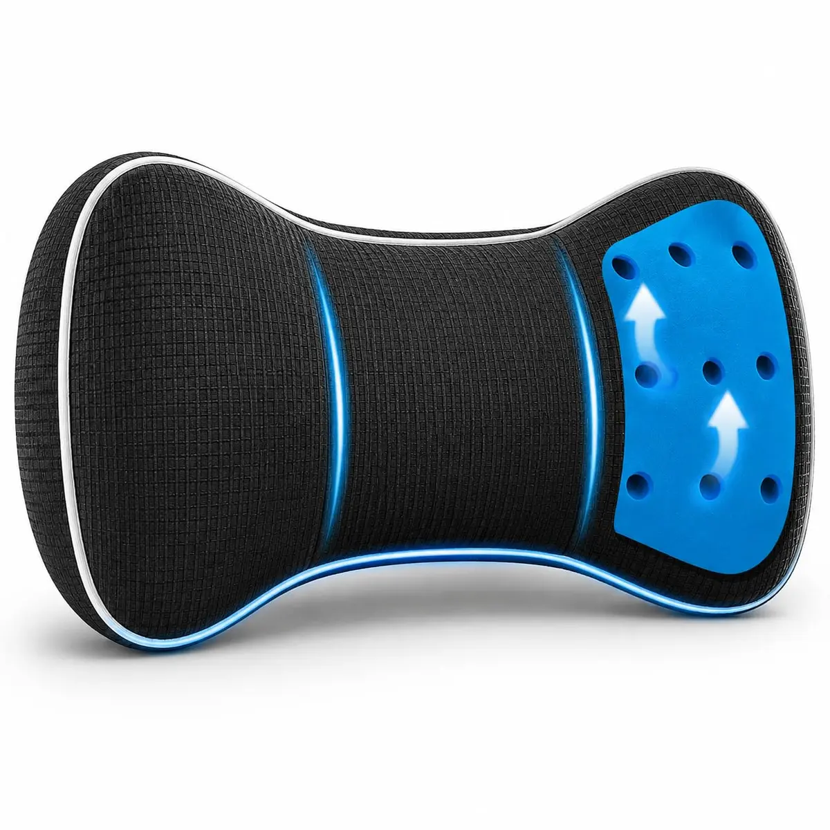 Samsonite Infused-Gel Car Neck Pillow with Airflow Memory Foam | Support & Cooling for Long Drives - main product image