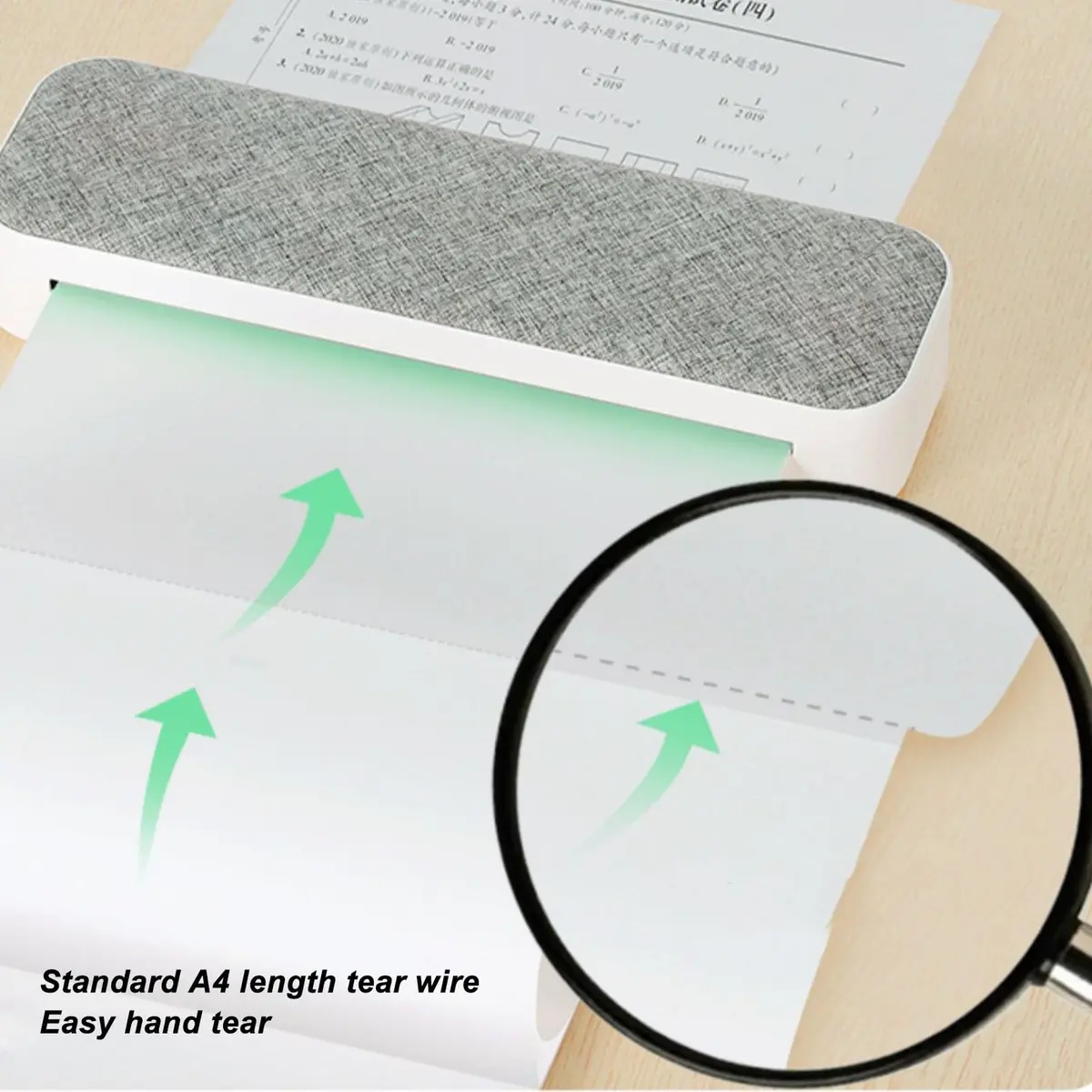 Pomya A4 Thermal Printer Paper 210x297mm | Compatible with Portable Printers, 100 Sheets - view 3