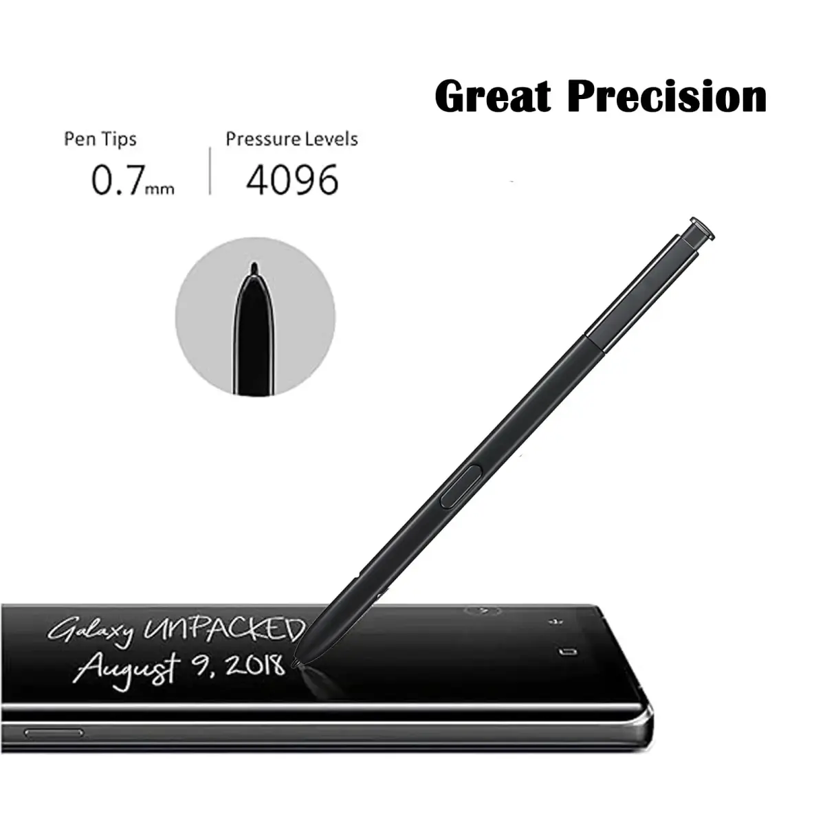 LiXiongBao Replacement S Pen for Samsung Galaxy Note 8 Stylus (Black) | Compatible with SM-N950 Series - view 3