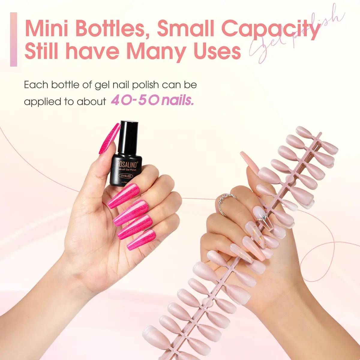 ROSALIND 30pcs Jelly Gel Polish Set, 26 Colors Translucent Nude Pink Gel, 5ml (0.17 Fl Oz) Each | Salon Quality for India - view 5