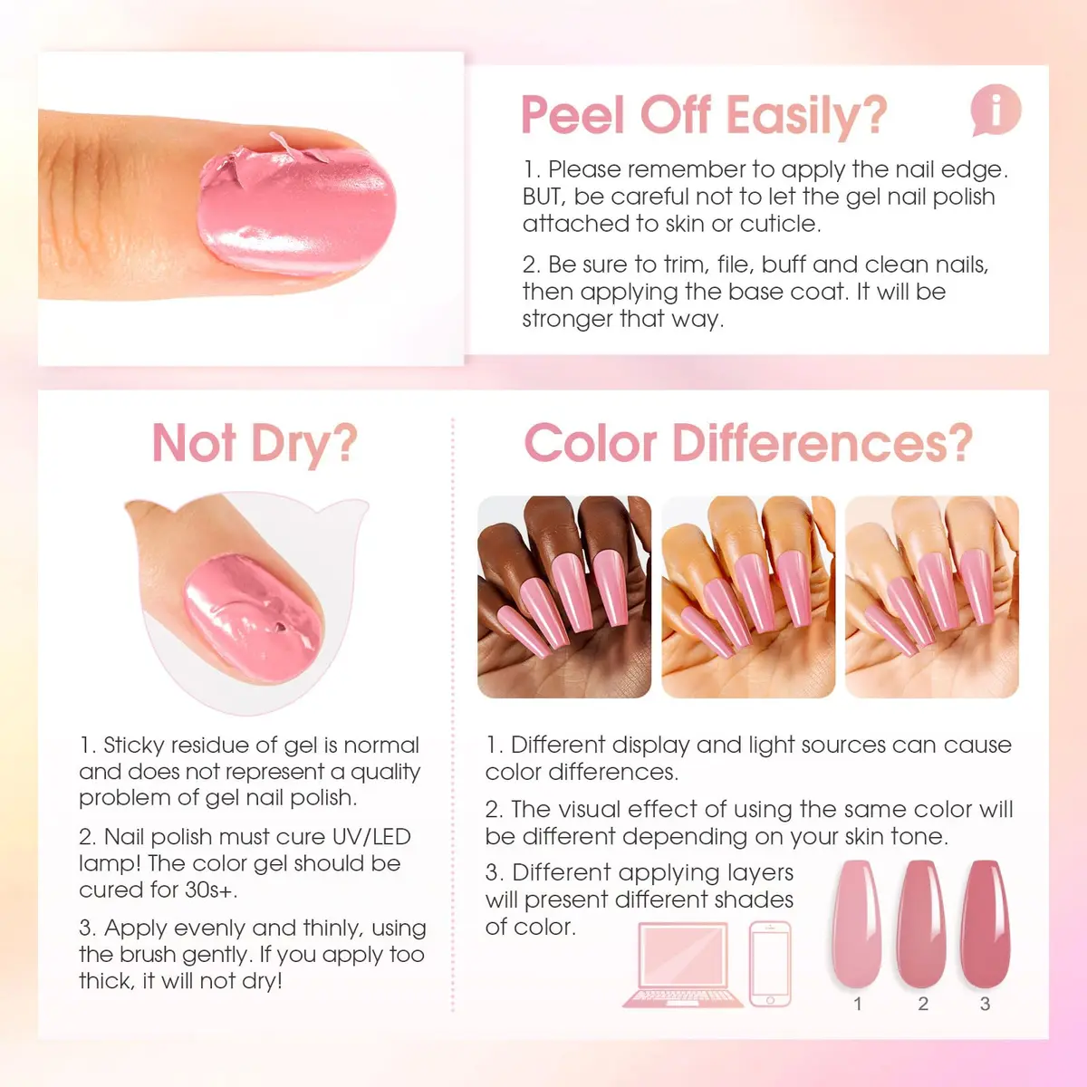 ROSALIND 30pcs Jelly Gel Polish Set, 26 Colors Translucent Nude Pink Gel, 5ml (0.17 Fl Oz) Each | Salon Quality for India - view 8