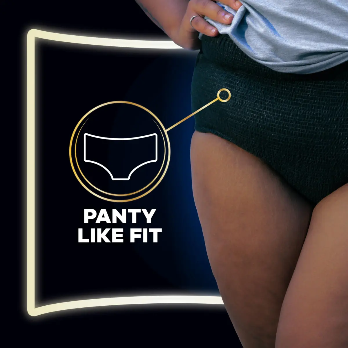 Always ZZZ Overnight Disposable Period Underwear for Women Extra Large/2LX, 14 Count | 360° Leak Protection - view 5