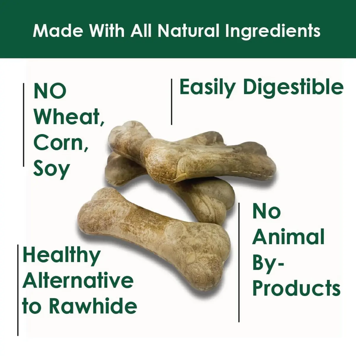 Bonies Skin & Coat Treats for Dogs | Promotes Healthy Skin & Lustrous Coat, 0.7 Oz - view 3