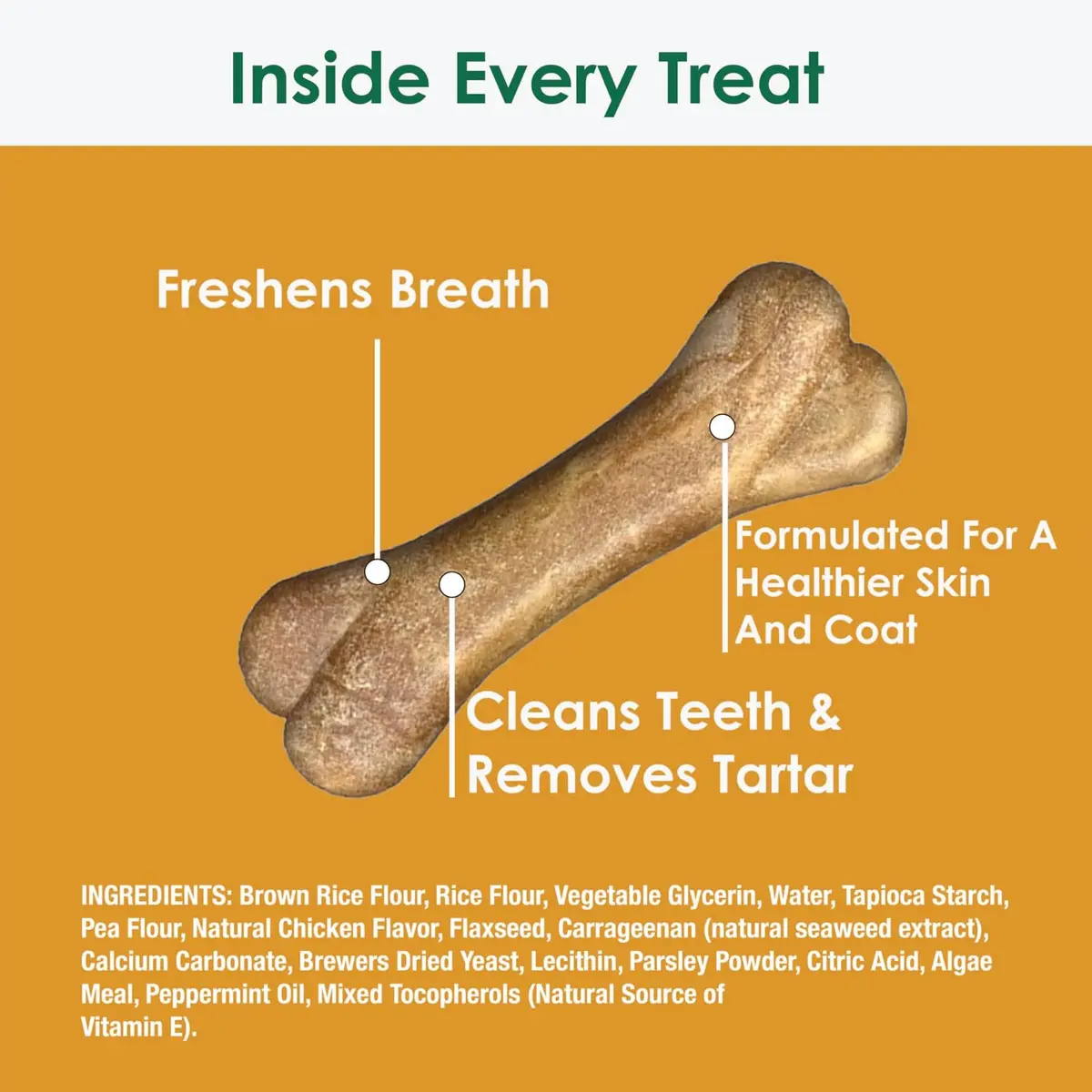 Bonies Skin & Coat Treats for Dogs 7oz | Promotes Healthy Skin & Shine - view 2